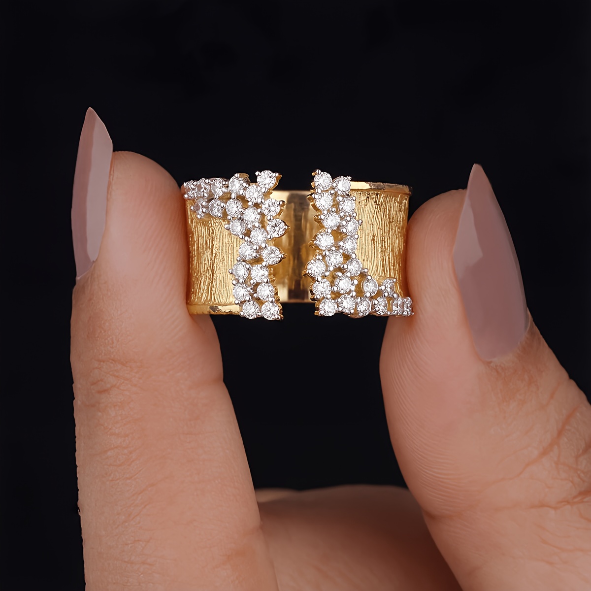 Women's Deluxe Open-End Basic Single Ring, Fine Jewellery